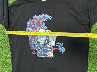 Sudadera Quiksilver Negra Calavera Punk Ola