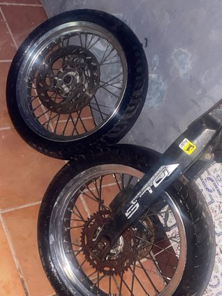 Ruedas 17 sm Cromadas Derbi SM Xtreme DRD Pro