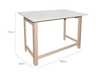 Mesa escritorio plegable.