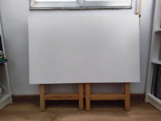 Mesa escritorio plegable.