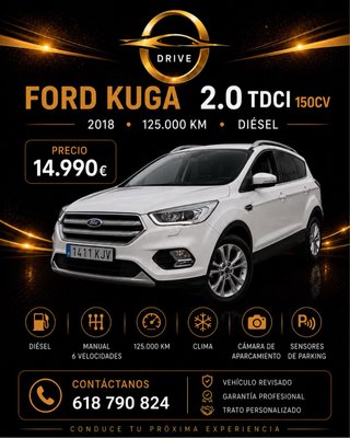 Ford Kuga 2.0. TDCI 150CV 2018