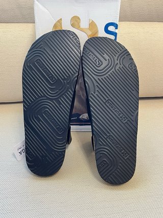 Sandali Superga Pelle Nera Tg 45