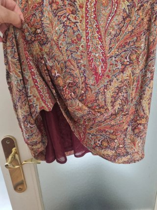 Vestido Trucco Estampado Paisley Talla S