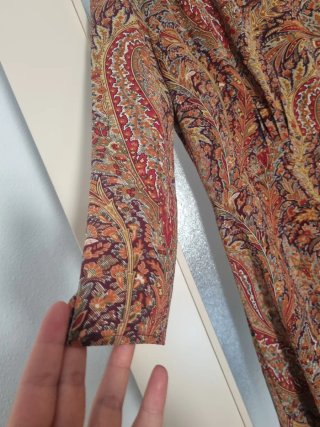Vestido Trucco Estampado Paisley Talla S