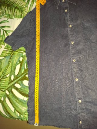 Camicia uomo Celio 100% Lino Blu Taglia m