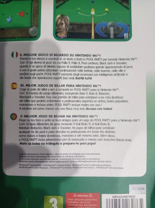 NUEVO. Pack Juego Wii Pool Party + Palo billar