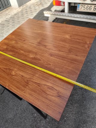 Mesa madera y metal