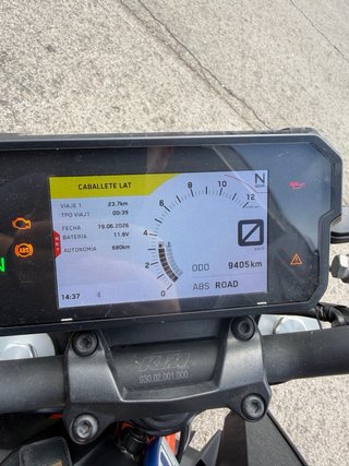 KTM Duke 125 gris/naranja