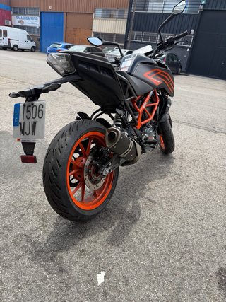 KTM Duke 125 gris/naranja