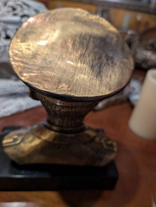 Busto militar bronce