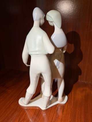 Figura Santa Clara Pareja Porcelana