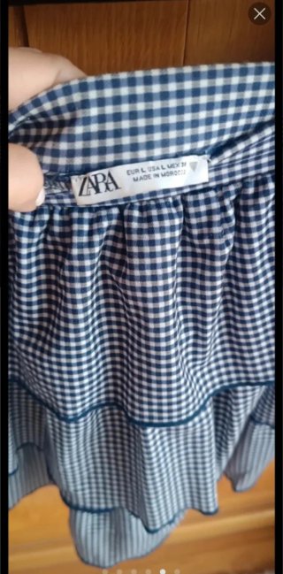 Minifalda volantes ZARA