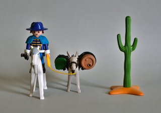 Playmobil Capitán Nordista  De La Unión Con Burro.