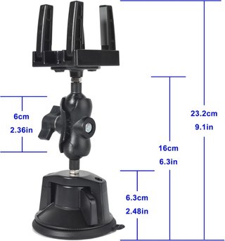 NUEVO! (36€) Soporte Ventosa Radio CB/Radioafición
