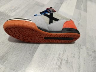 Zapatillas Munich Deportivas Grises y Naranjas