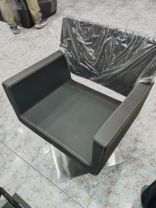 Conjunto sillón de tocador  espejo y lavacabezas