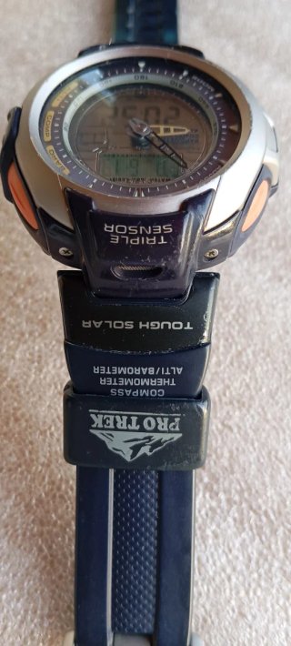 Reloj Casio ProTrek 2767  PRG 60-2 módulo 3 sensor