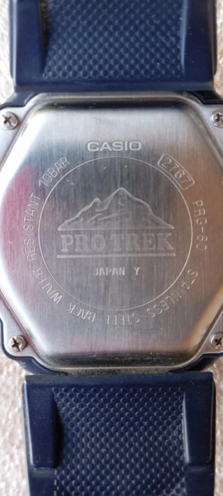 Reloj Casio ProTrek 2767  PRG 60-2 módulo 3 sensor