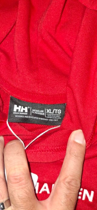 Sudadera Helly Hansen Roja Talla XL
