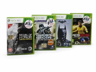 Xbox 360 220GB Negra + Mando + Juegos
