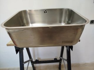Fregadero acero bajo encimera