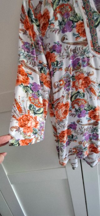 Blusa Seimair Multicolor con Estampado Floral