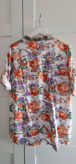 Blusa Seimair Multicolor con Estampado Floral