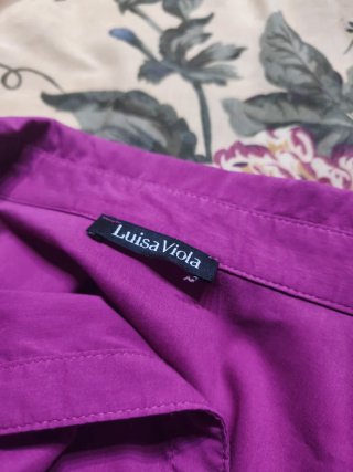 Camicia Luisa viola donna taglia L