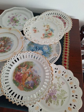 Set di 6 Piatti Decorativi Vintage