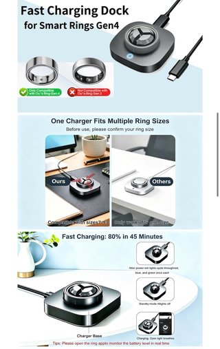 NUEVO! Cargador Oura Ring Gen 4