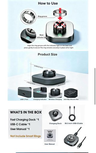 NUEVO! Cargador Oura Ring Gen 4