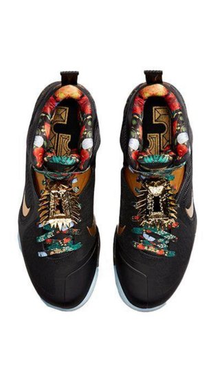 Nike LeBron IX (9) 2022 Negro/Dorado