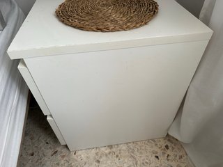 Cómoda IKEA KULLEN 2 cajones blanca