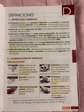 Clase autoescuela Permiso B - libro en papel