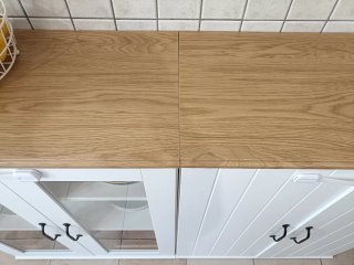 Vitrina Ikea Blanca y Madera