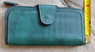 Billetera grande mujer verde
