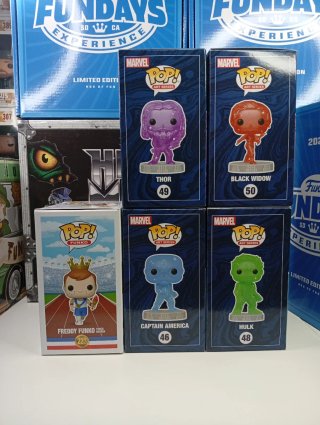 Lote 5 Funko Pop! Infinity Saga Art Series