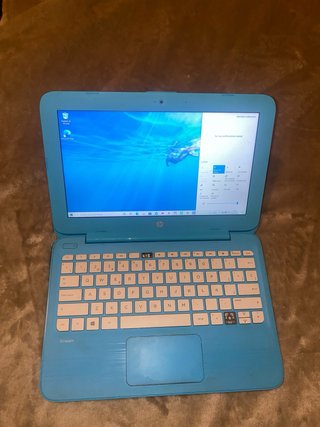 Ordenador portátil HP azul
