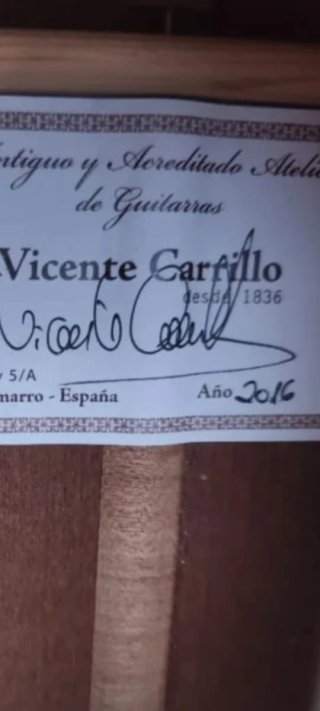 Guitarra Vicente Carrillo