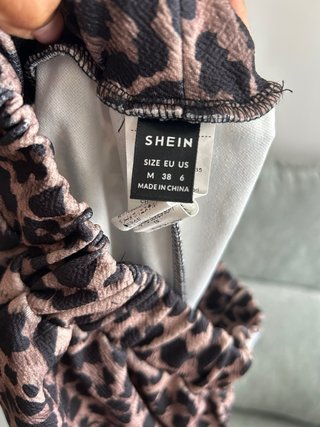 Pantalones Anchos Estampado Leopardo