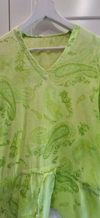 Blusón estampado paisley talla única