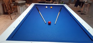 Mesa de billar americana, tres bandas y ping pong