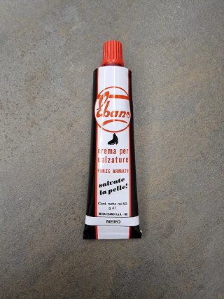 Crema nera per vScarpe Vintage EBANO Forze Armate.