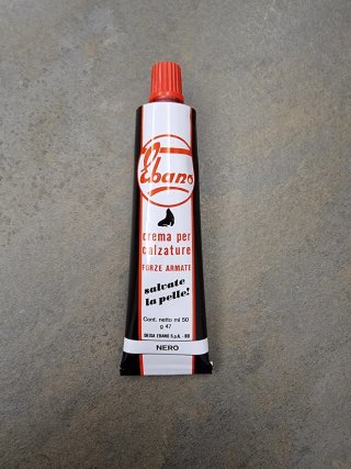 Crema nera per vScarpe Vintage EBANO Forze Armate.