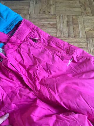 Conjunto esquí niña azul y rosa