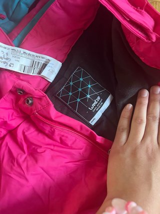Conjunto esquí niña azul y rosa