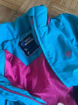 Conjunto esquí niña azul y rosa
