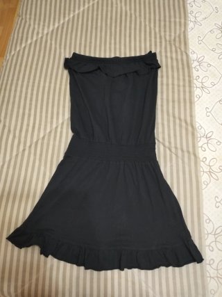 Vestido de Venca Negro Talla S