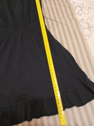 Vestido de Venca Negro Talla S
