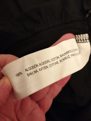 Vestido de Venca Negro Talla S